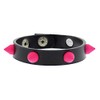Zac's Alter Ego Bright Coloured Spike Studed PU Faux Leather