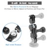 Universal Ball Joints Mount, 360 Rotation and Lock Any Direction,Shock-Resistant,Compatible