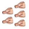 PATIKIL Copper Reducer 3/4" to 1/4" ID 5pcs Copper Coupling