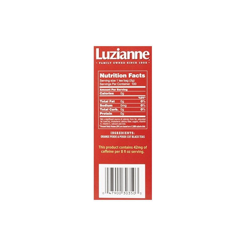 Luzianne Iced Tea Tea Bags - 100 ct