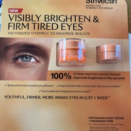 StriVectin New ! StriVectin Super-C Eye Vitamin C Eye Cream, 0.5 Fl Oz & 0.17 Fl Oz Sealed