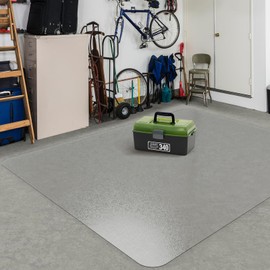 ZPAI Clear Plastic Area Mat for Under Dining Table, 6'×9' Large No Slip Waterproof Vinyl Area Rug for Home, Anti-Spill Hard Floor Protector Cover for Living Room, Easy Clean Floor Mat