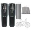 MISSFOX Bicycle Mudguards and Spoke Reflectors Set, 2 Pieces Bicycle