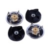 2 Base Gear+2 Rubber Blade Gears Spare Blender Replacement Parts