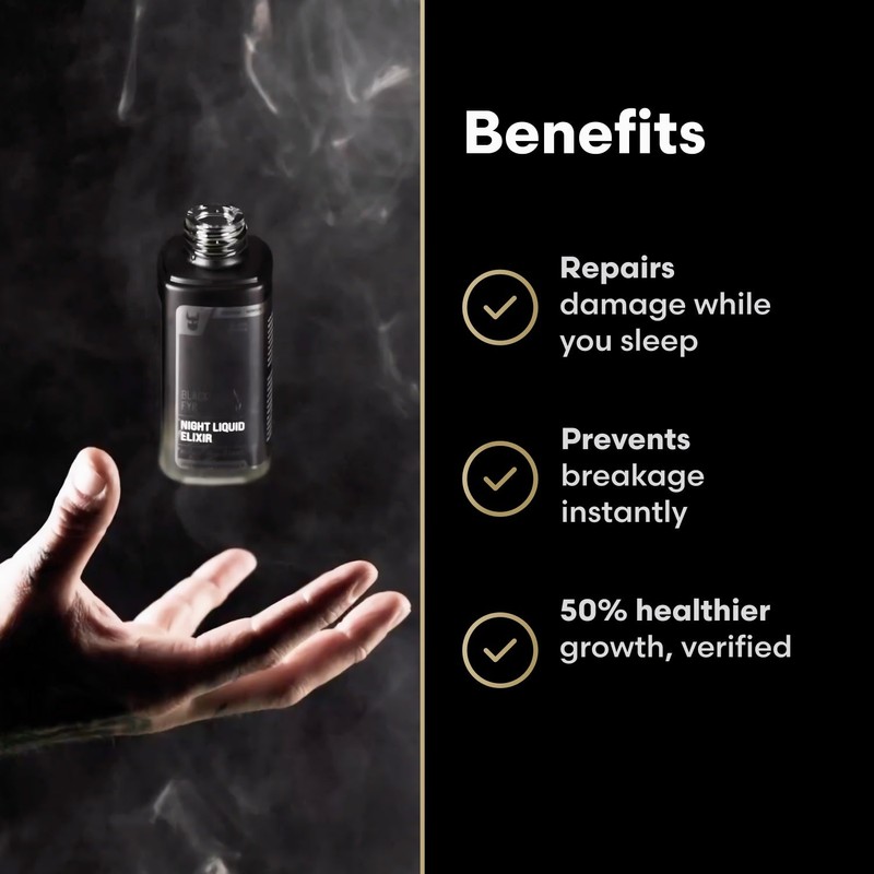 The Beard Struggle Night Liquid Elixir Beard Oil Silver Collection