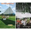 Puraville Camping Tarp Waterproof, Hammock Rain Fly Tent Tarp -