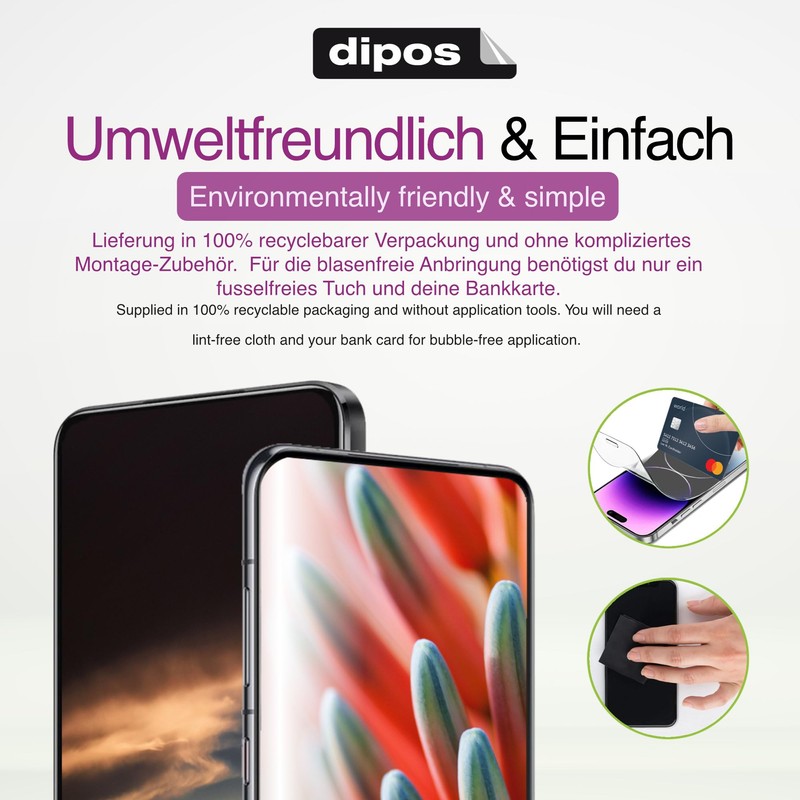 dipos I 4x Clear Screen Protectors for Ecom Smart-Ex 02