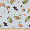 Timeless Treasures Digital Catnip Garden Pretty Cats in Garden Sky,