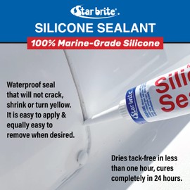 STAR BRITE Silicone Sealant White 10.3 OZ. (082121)