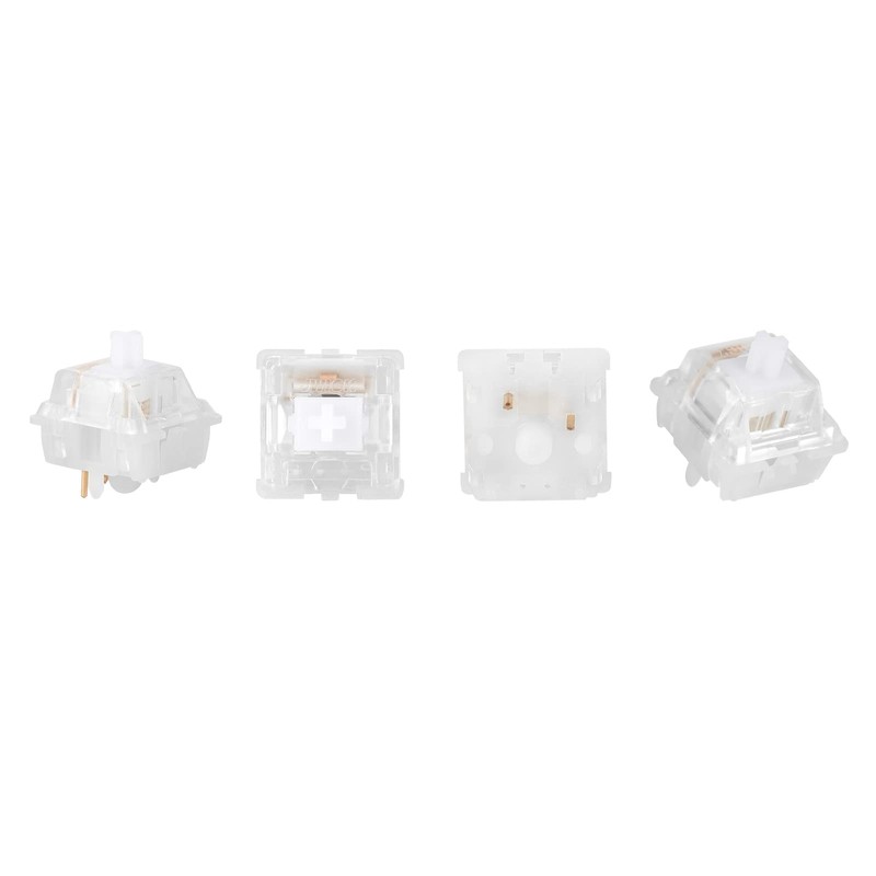 JWICK Ice White Linear Switches, JWK Keyswitch 45g 5 Pins