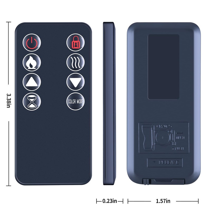 PZL New Replacement Remote Control for for Beyond Breeze EF-2036FU