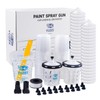 Disposable Paint Cups 20 oz, 40-Pack Paint Cups with Lids