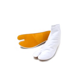 Ai Blue Rubber Sole Socks, White, Ultra Thin Sole 5.5 - 11.8 inches (14 - 30 cm), Festivals, Dance, Drums, High Altitude Work, Gardening, Men's, Women's, Kids, White, white