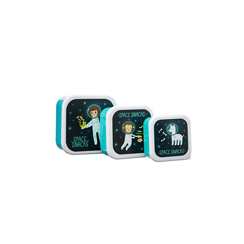 Sass & Belle Space Explorer Lunch Boxes - Set Of