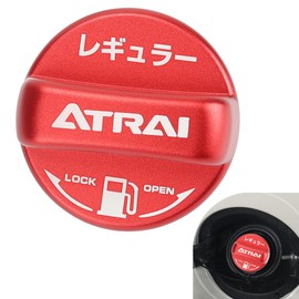 XIKER Daihatsu Atley Wagon S321G S331G Special Fuel Cap Cover Dress Up Aluminum Fuel Spout Cap ATRIAL Gasoline Tank Cap Fashionable Custom Accessory Replacement Goods Regular Specifications (Red)