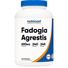 Nutricost Fadogia Agrestis (240 Capsules | 600 mg Per Serving) - Potent 10:1 Extract, Gluten Free, Non-GMO Supplement