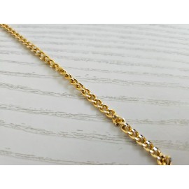 5 mm Golden Metallic Chain Trimming