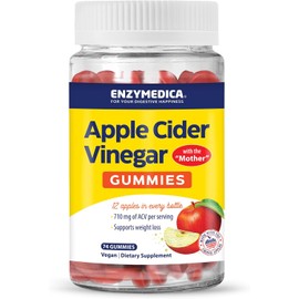 Apple Cider Vinegar Gummies, Made with The Mother, 12 Organic, USA-Grown Apples per Bottle,[c][d] 1000 mcg Vitamin B12 per Serving, Natural Apple, 74 Count