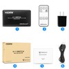 Zettaguard - Conmutador HDMI con control remoto inalámbrico PIP e