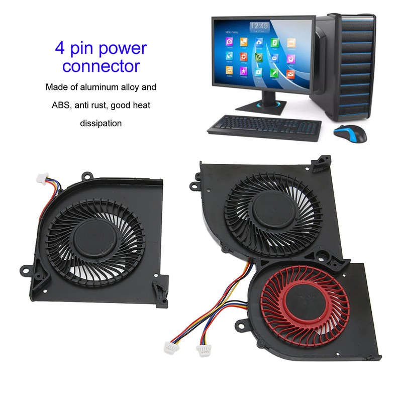 CPU GPU Cooling Fan 4 Pin Good Heat Dissipation Laptop