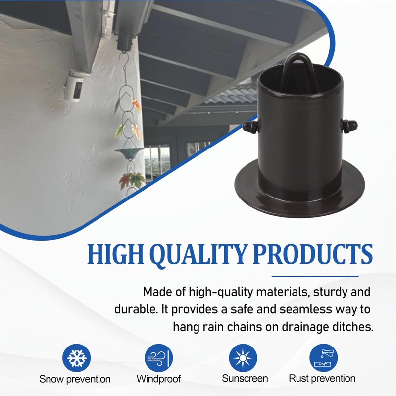 LNATPPE Rain Chain Gutter Adapter Rain Chain Installation Kits for