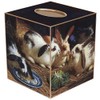Marye-Kelley TB26-Four Bunnies Tissue Box Cover