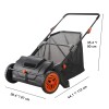 21inch Heavy Duty Leaf Grass Collector Strong Plastic Wheels Thickened