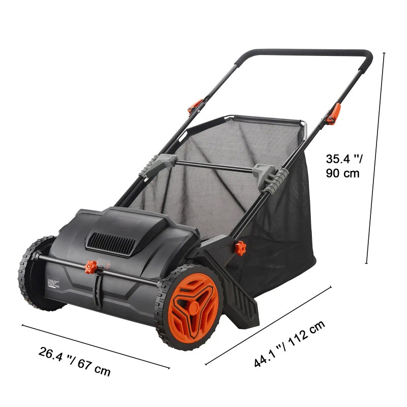 21inch Heavy Duty Leaf Grass Collector Strong Plastic Wheels Thickened