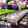 Round Chinese Paper Lanterns Decorative 14pcs Wedding Birthday Party Valentine's