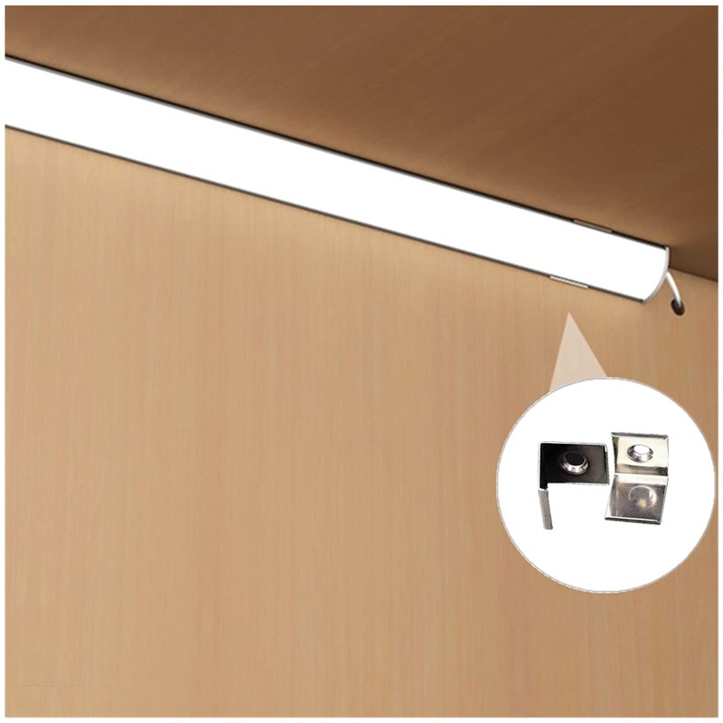 THMOOTHER 10-Pack 3.3FT 1Meter V Shape LED Strip Aluminum Channel