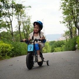 US Warehouse Oem Factory Mini Balance Electric Bike Babay E Bike Kids Toys Electric BicycleGender: Unisex, Color: Blue, Size: 98*52*67