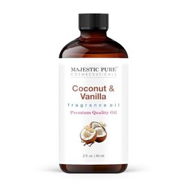 MAJESTIC PURE, Coconut & Vanilla Fragrance Oil | 2 fl oz