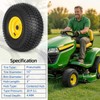 GICOOL 15x6.00-6nhs Lawn Mower Tire Assembly, 15x6-6 Riding Lawnmowers and