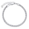 SILVEGO - TTT3000NHB - Anklet for Women Made of 925