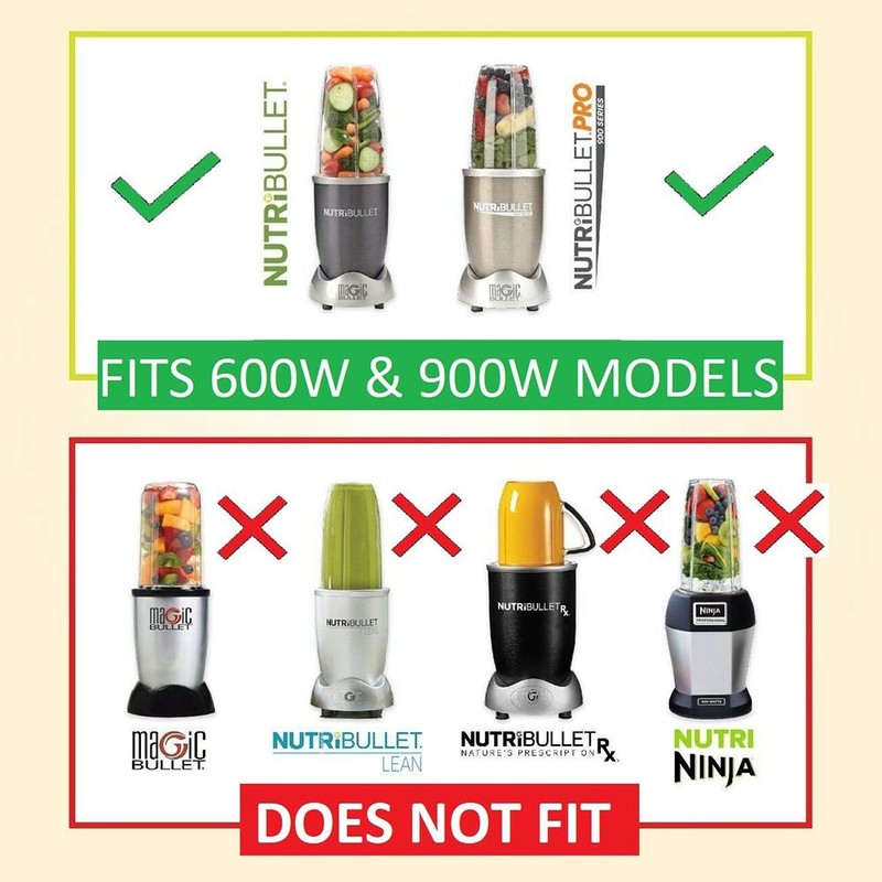 32oz Replacement Cup Compatible with Nutribullet 600W/900w,Replacement Parts Blender Juicer