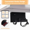 ROLIZOE Desk Side Storage with 2 Hooks No Drill Under