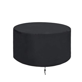 Fire Pit Cover ValueHall Outdoor Furniture Cover Patio Round Bowl Covers Heavy Duty 420D Waterproof Table Cover Outdoor Barbecue Grill Dust Covers V7084A (32 inch)