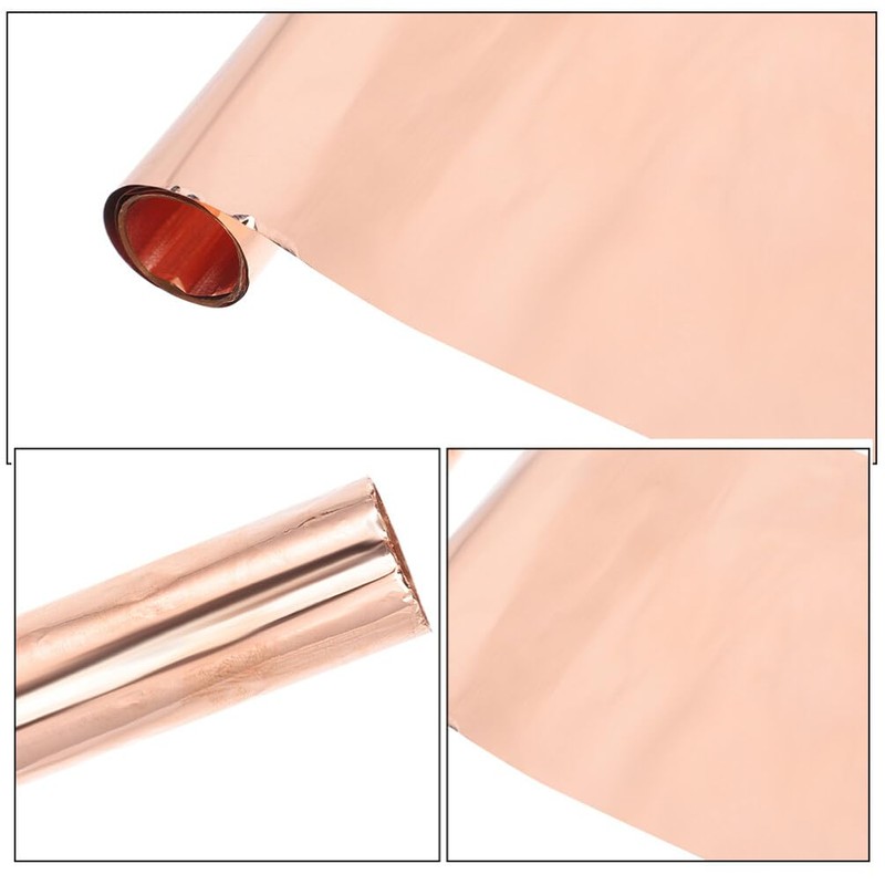iplusmile 6rolls Copper Foil Sheets for Crafts Thick Copper Plate