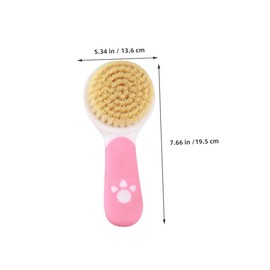 Mikinona 2set Infant Hair Brush: Soft Baby Hair Brush and Comb Set for Newborn Grooming Kit Baby Registry Present for Boys Girls