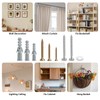 228 Assorted Screws and Wall Plugs Set, Masonry Plasterboard Wall