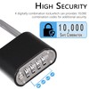 Combination Padlocks,Chumiug 4 Digit Resettable Combination Lock with 2.6 Inch