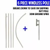 Unbranded Paints Full Curve Windless Swooper Flag & Pole Kit