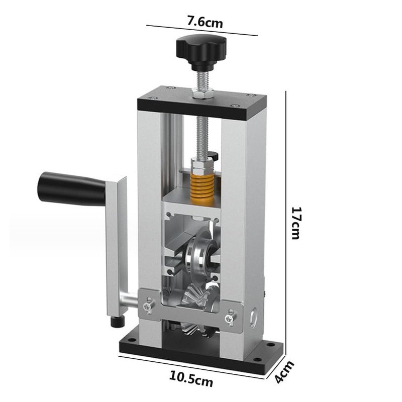 MOTRAIN Manual Wire Stripper Machine, Aluminum Alloy Wire Peeler Machine,