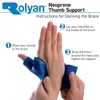Rolyan Neoprene Wrap On Thumb Support, Wrist Compression Sleeve, Thumb