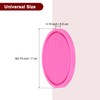 sourcing map Car Cup Coasters Universal PVC Car Cup Mats