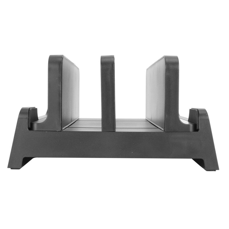 Vertical Laptop Stand Holder Adjustable Width Dual Slots Laptop Holder