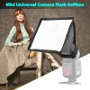 Universal Black Foldable Soft Flash Light Diffuser Softbox Cover Photography