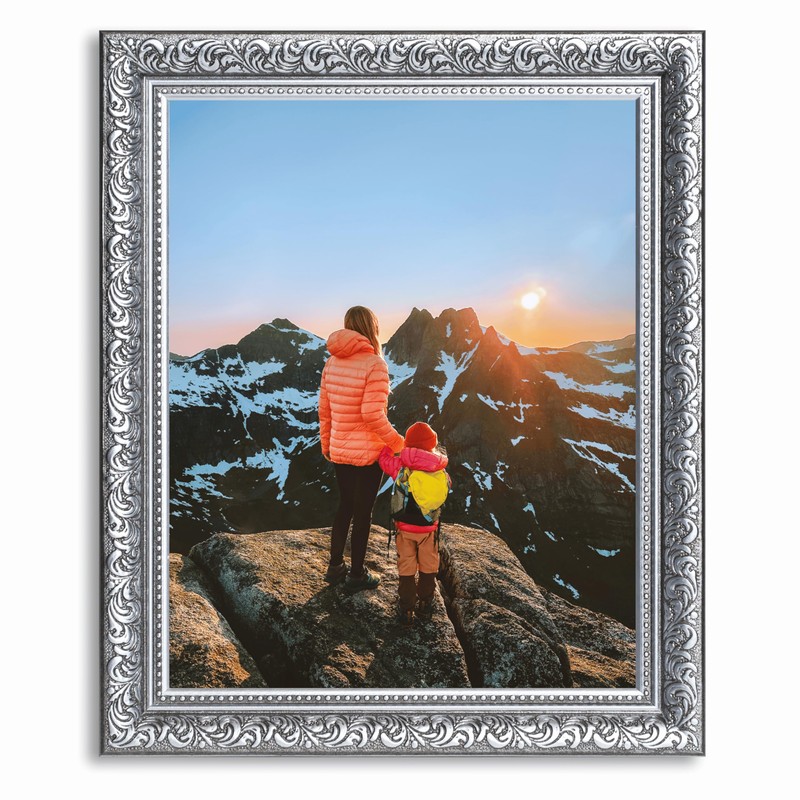 VictoR 8x10 Picture Frame Rubens Black Silver - Picture Frames