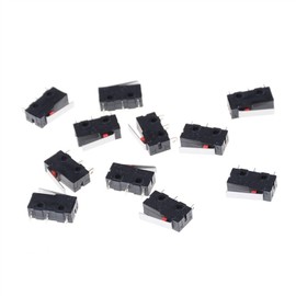 QFZFQOLSS Limit Switch 10PCS Limit Switch 3 Pin N/O N/C 5A 250VAC KW11-3Z Micro Switch