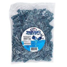Sour licorice Twist Gummy Candies/Twisteroos Bite Size Gummies (Blue Raspberry, 2.2 Pound (pack of 1))